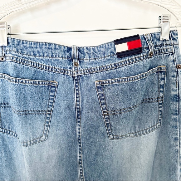 Tommy jeans maxi denim jean skirt size 11 - Picture 5 of 5